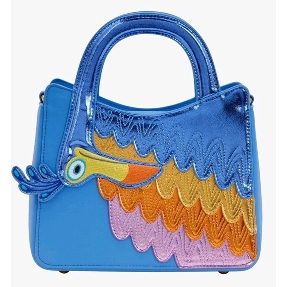 Loungefly Handbags - NEW‎ Loungefly Disney Pixar Up Kevin Metallic Handbag Convertible Crossbody